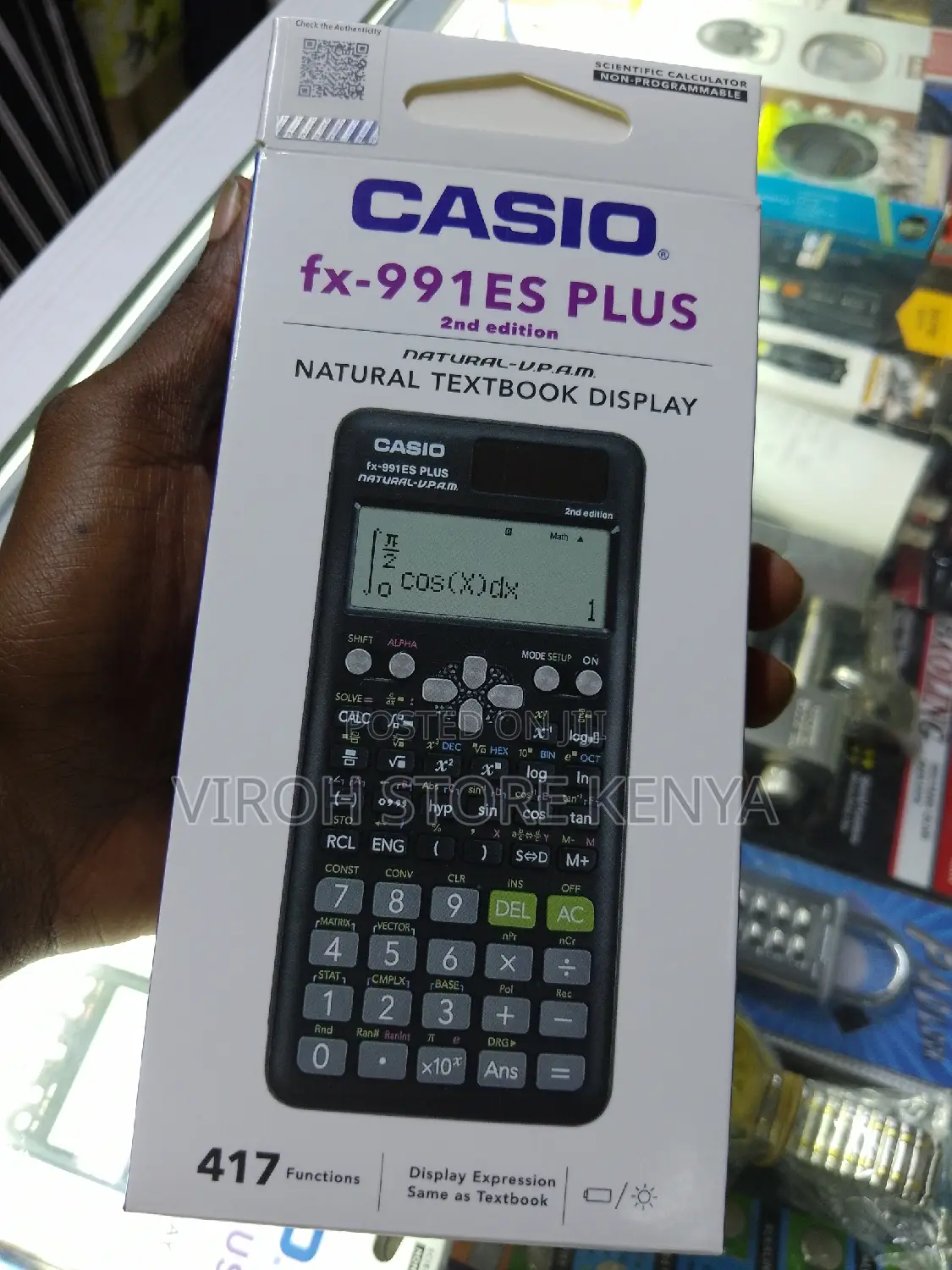 New Fx-991es Plus 2nd Edition Calculator With Solar