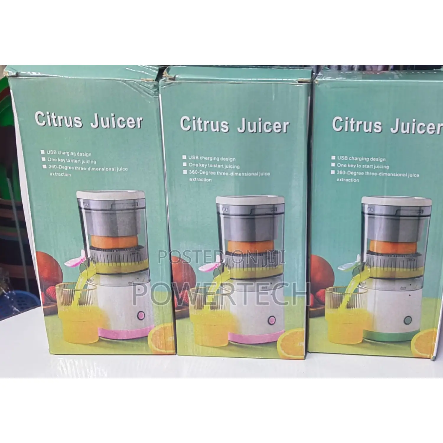 Portable Automatic Electric Citrus Juicer/Squeezer