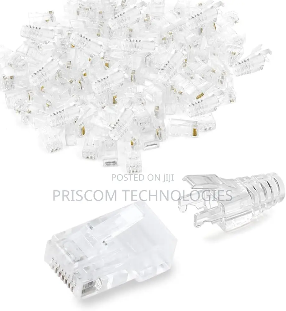 RJ45 Connectors Cat6, 1000 Pieces