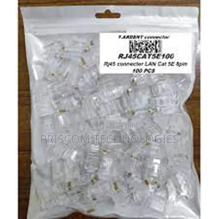 RJ45 Connectors Cat6, 1000 Pieces
