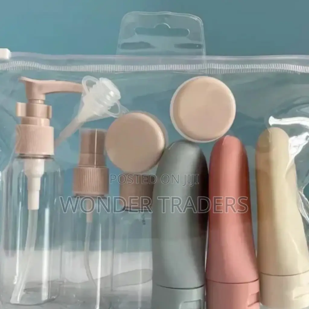 Travel Refillable Bottle Set Spray Lotion, Shampoo, Shower