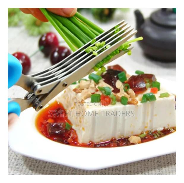 Multifunctional 5 Layer Herb Scissors - main view