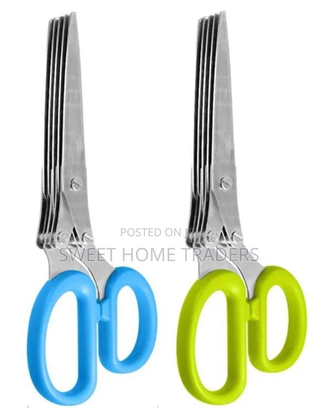 Multifunctional 5 Layer Herb Scissors , - main view