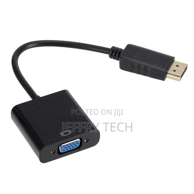 DP to VGA Adapter Cables Male to Female Converter Cables For