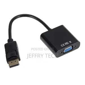 DP to VGA Adapter Cables Male to Female Converter Cables For