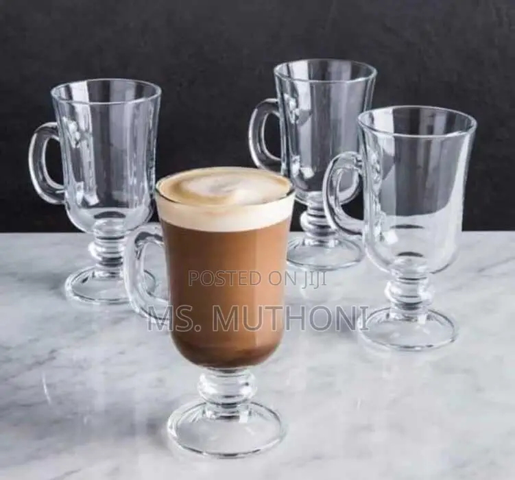Thickened Glass Transparent Irish Coffee Glass Cup 250ml