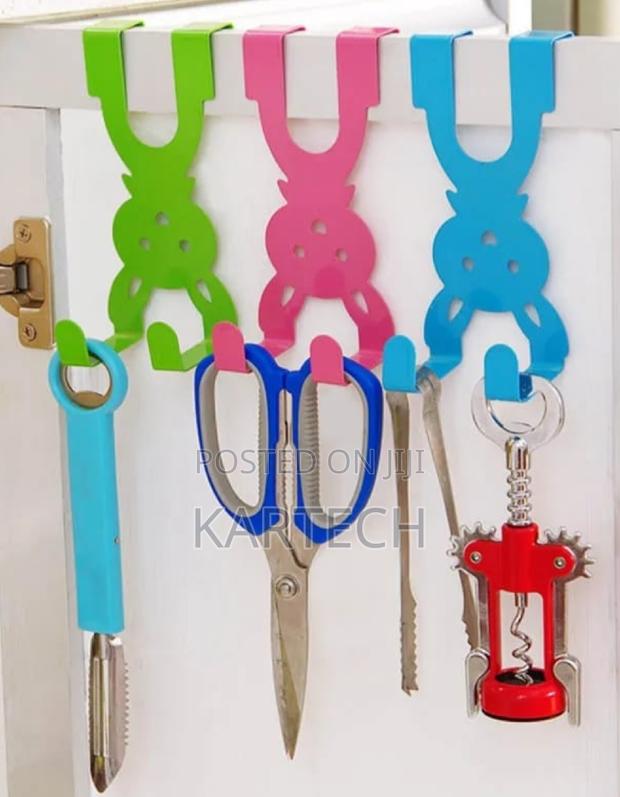 1PC Rabbit Shape Traceless Multifunction Hooks