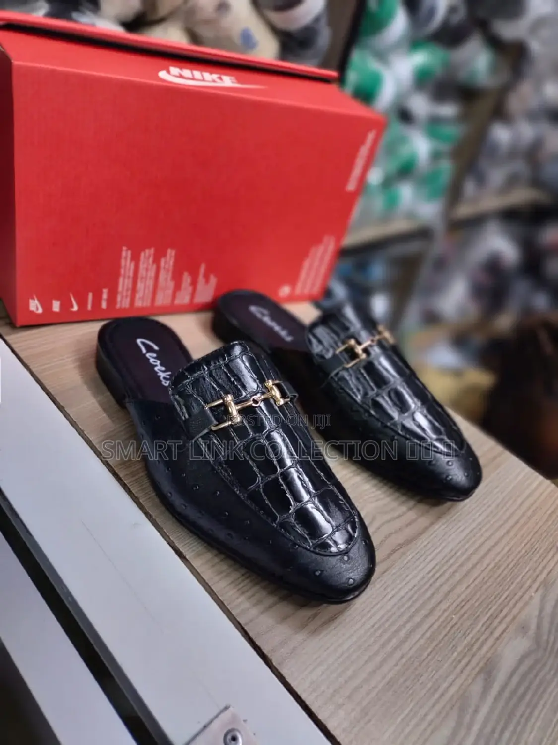 New Black Mules Shoes