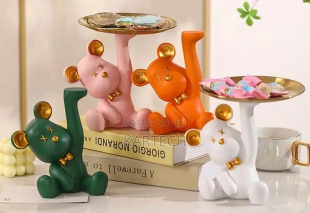 Cute Bear Decorative Household Key Receiver