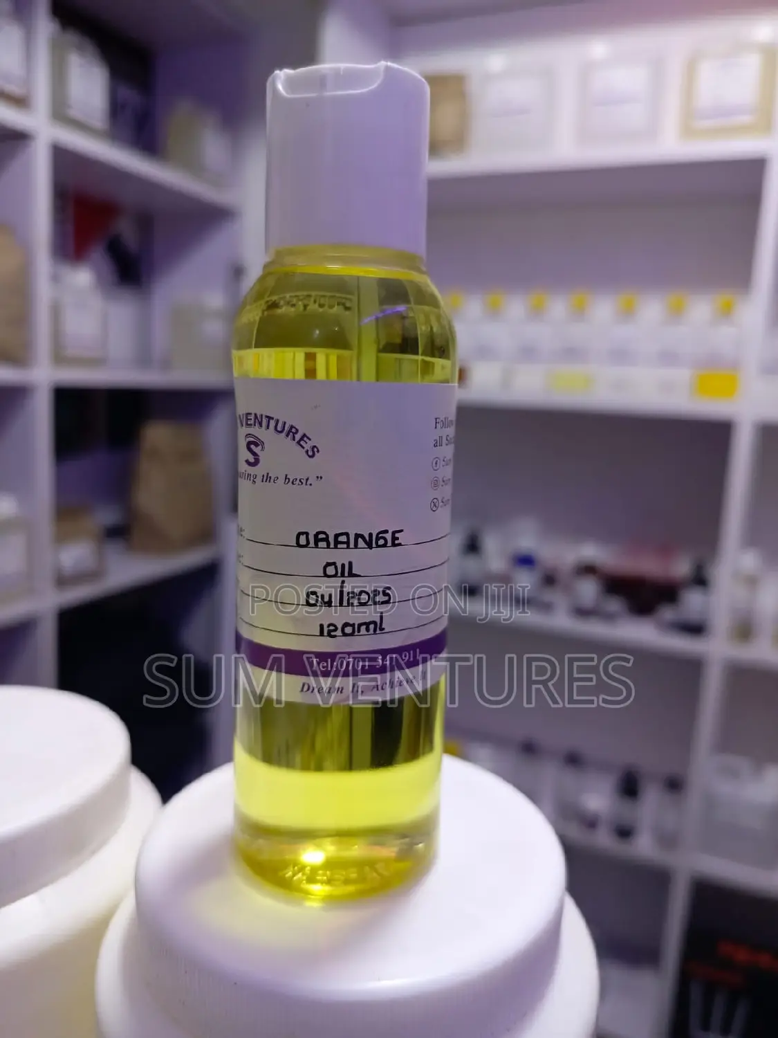 Orange Oil 120ml Available