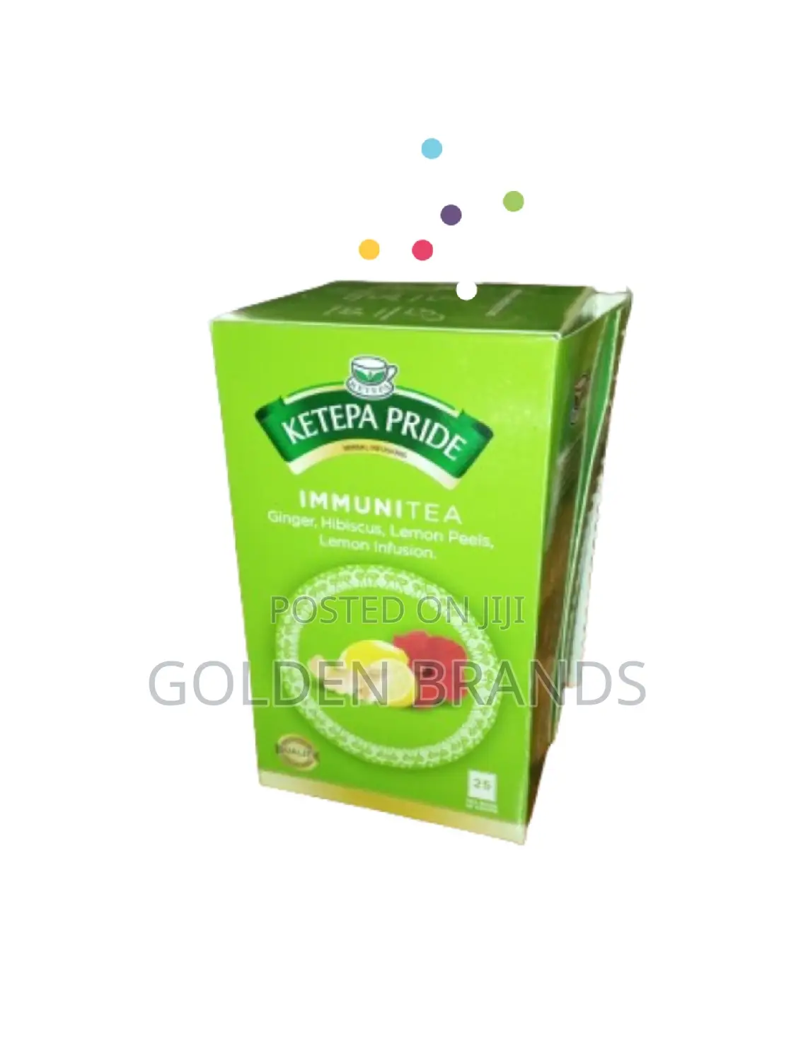 Super Herbal Immune Tea, Ginger, Hibiscus, Lemon Bags- 25's
