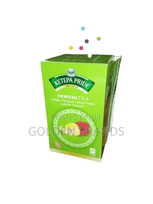 Super Herbal Immune Tea, Ginger, Hibiscus, Lemon Bags- 25's