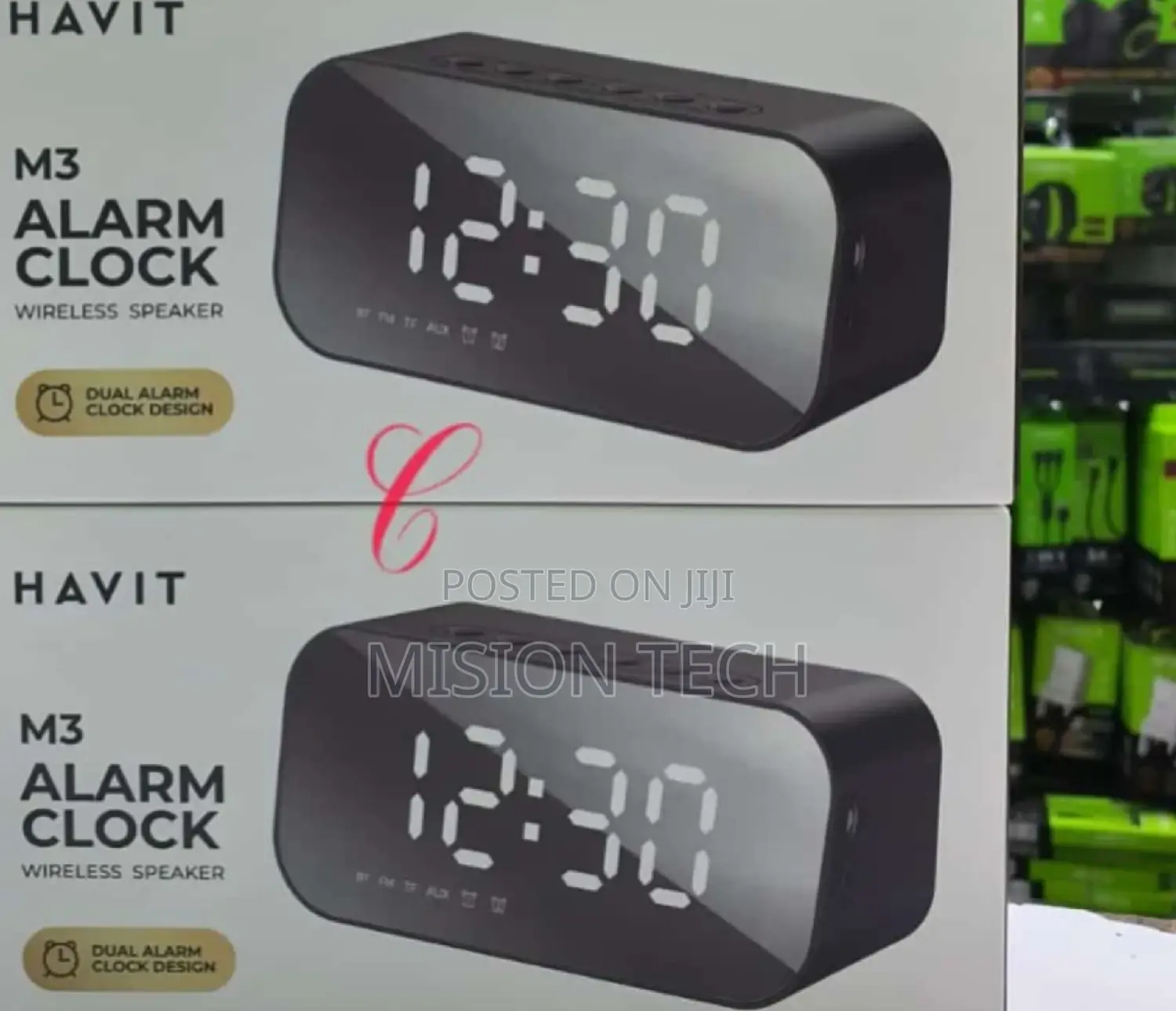 Havit Brand New M3 Alarm Clock Wireless Speaker