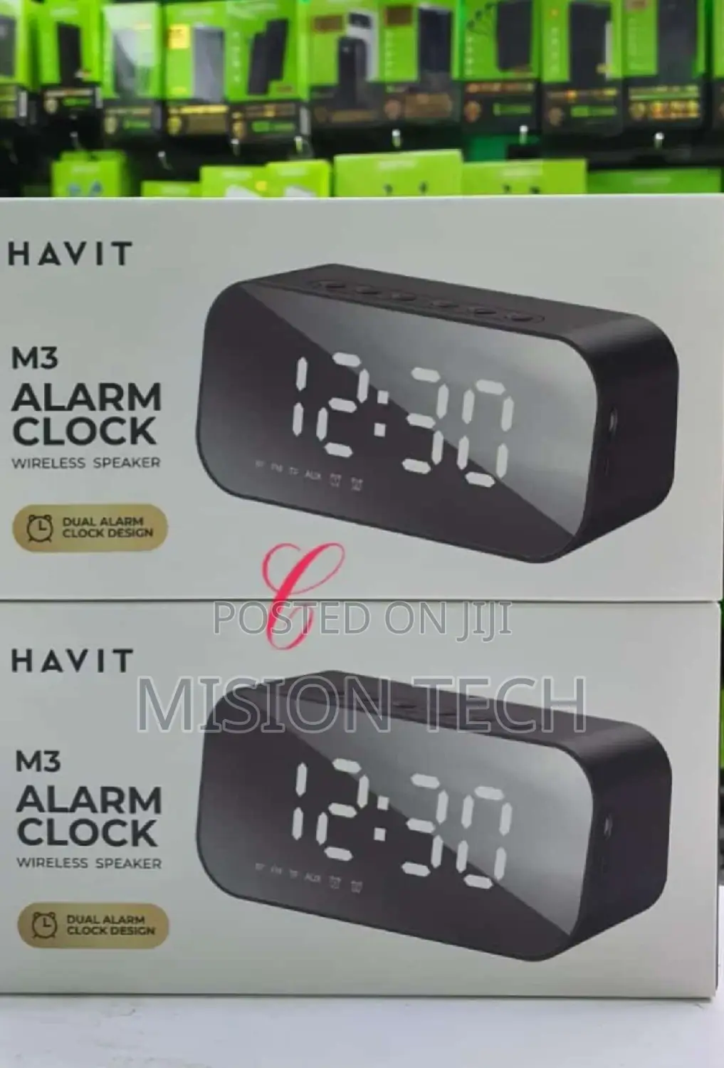 Havit Alarm Clock Wireless Speaker