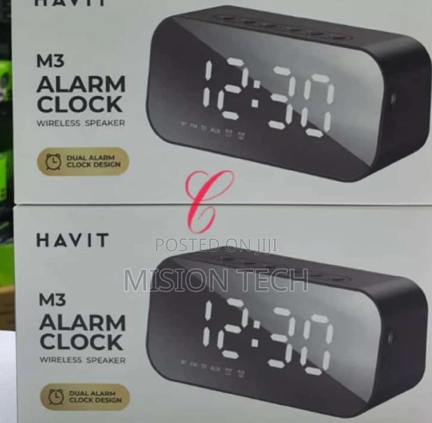 Havit M3 Alarm Clock Wireless Bluetooth Speaker - main view