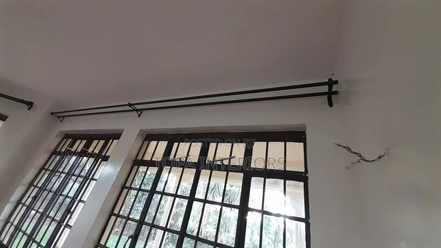 Long Jua Kali Curtain Rods Long Black Jua Kali Curtain Rods