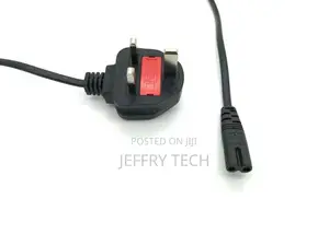 Power UK Lead Plug Cord IEC C7 Fig FOR PRINTERS