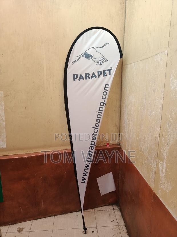 Teardrop Flags With Outdoor Stand - thumbnail 3