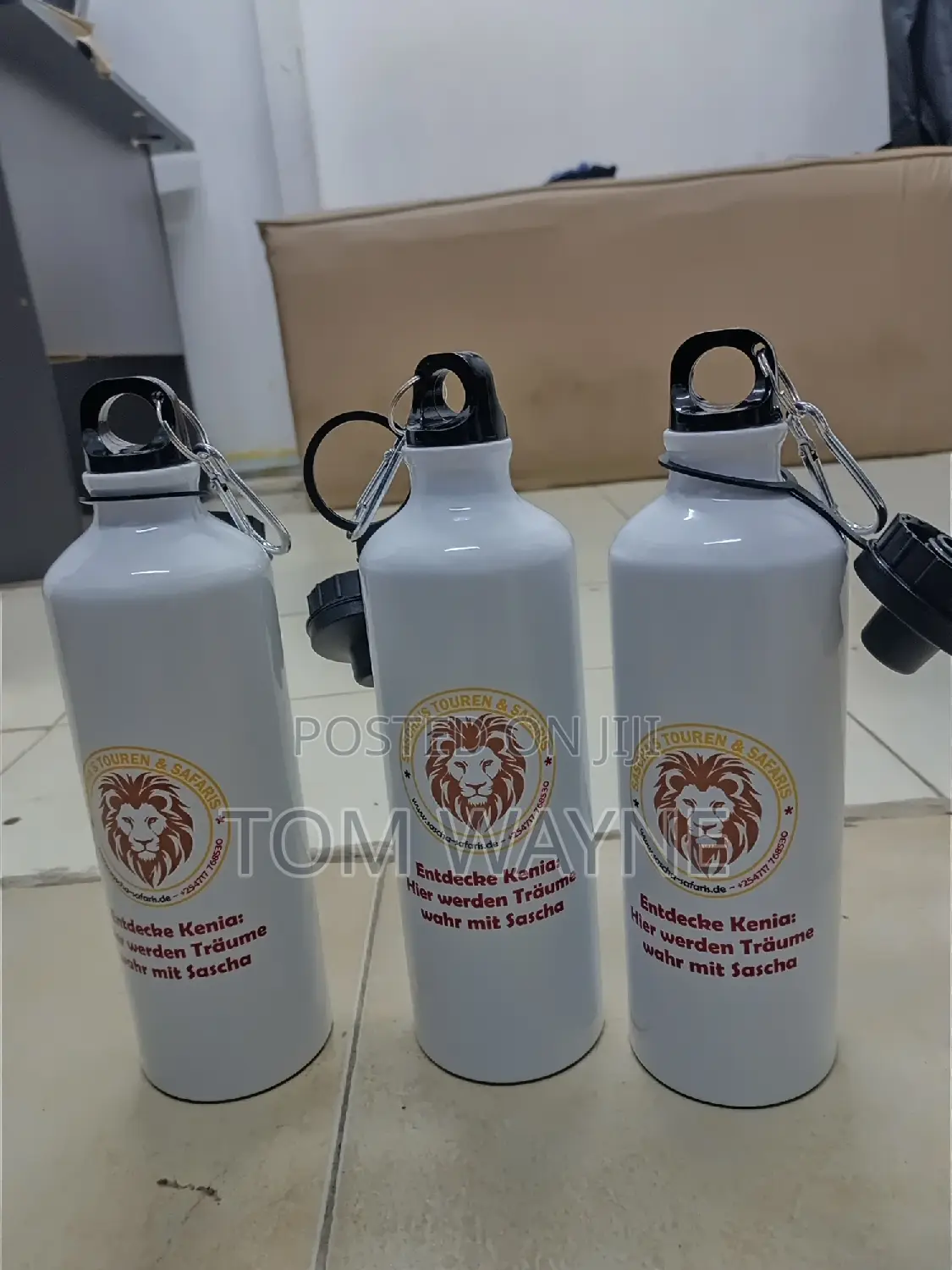 Printed Water Bottles Metallic Types