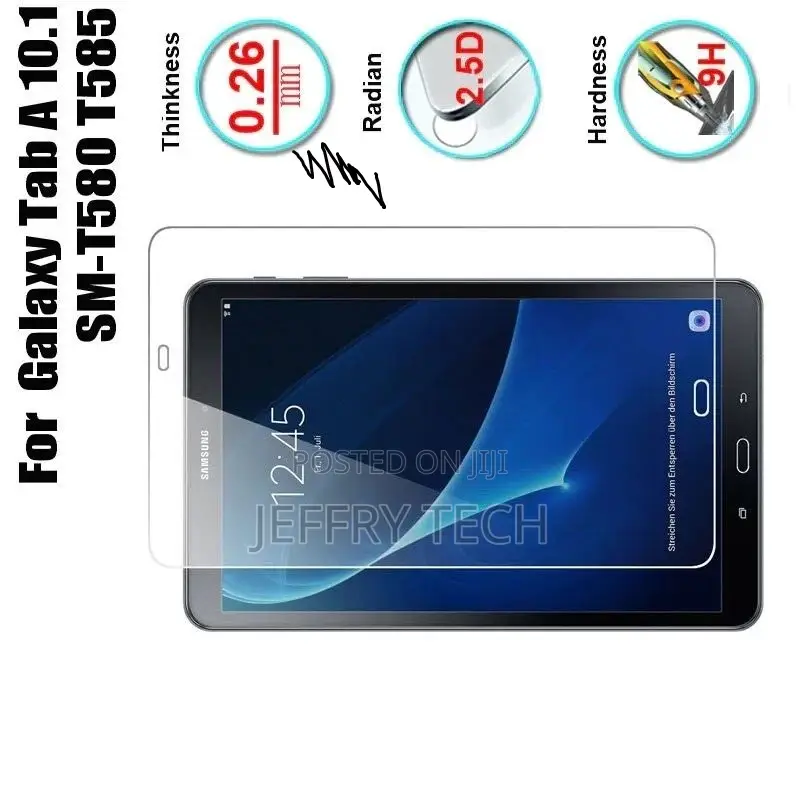Tempered Glass Tablet for Samsung Galaxy Tab a 10.1 T580 T58