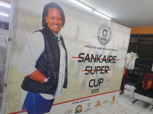 Back Drop Banner Printed on Fabric - main view