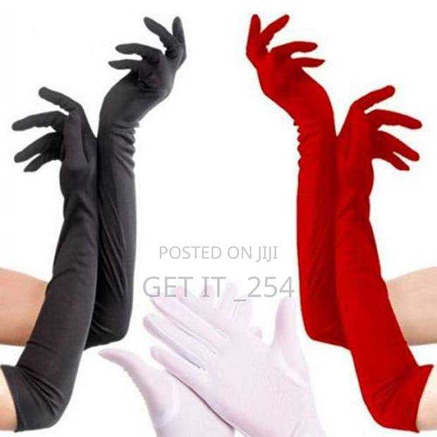 Satin Long Hand Gloves - main view