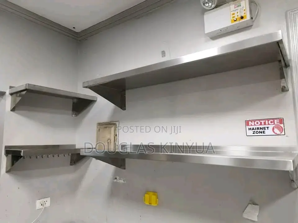 Stainless Wall Shelves.