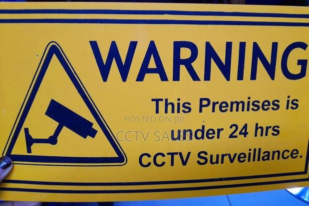 //CCTV Warning Sign Board//CCTV Warning Sign Board - main view