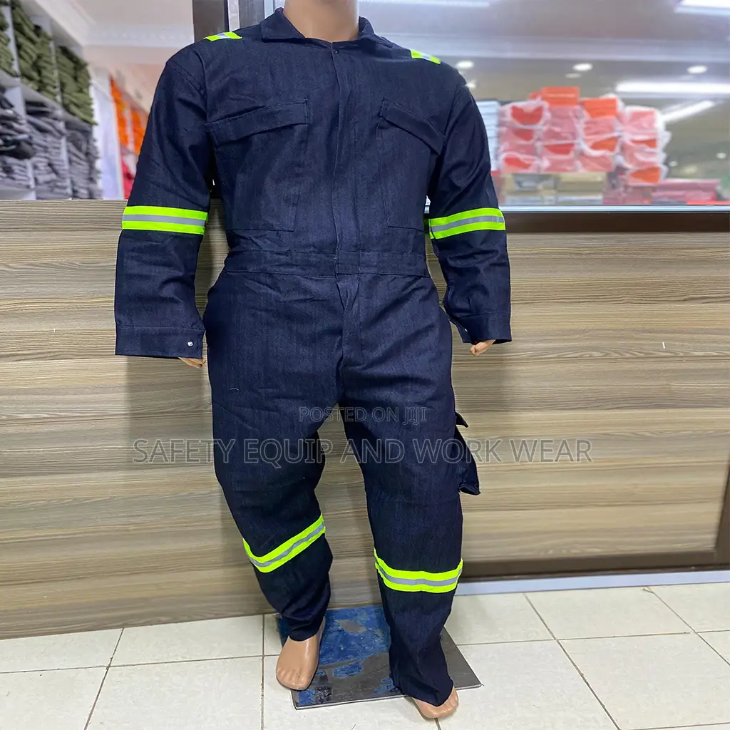 Safety Working Twill Overall With Gumboots