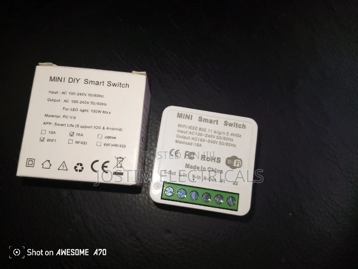 Smart Wifi Switch 16a