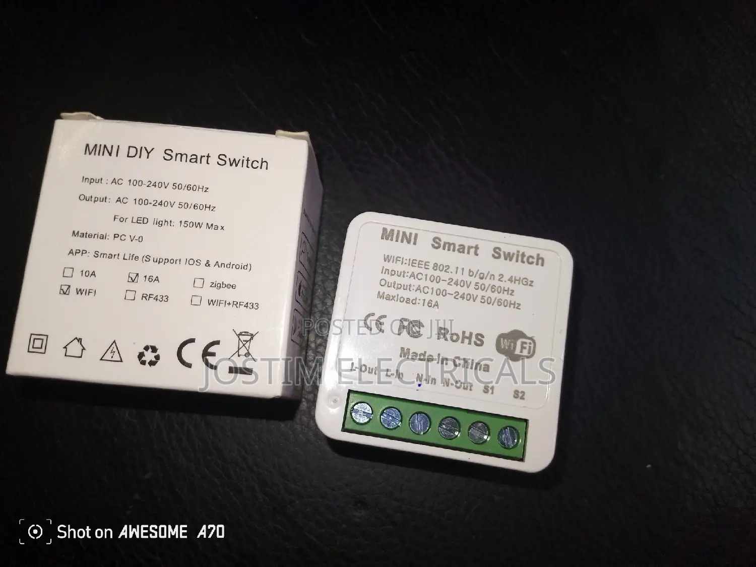 Smart Wifi Switch 16a