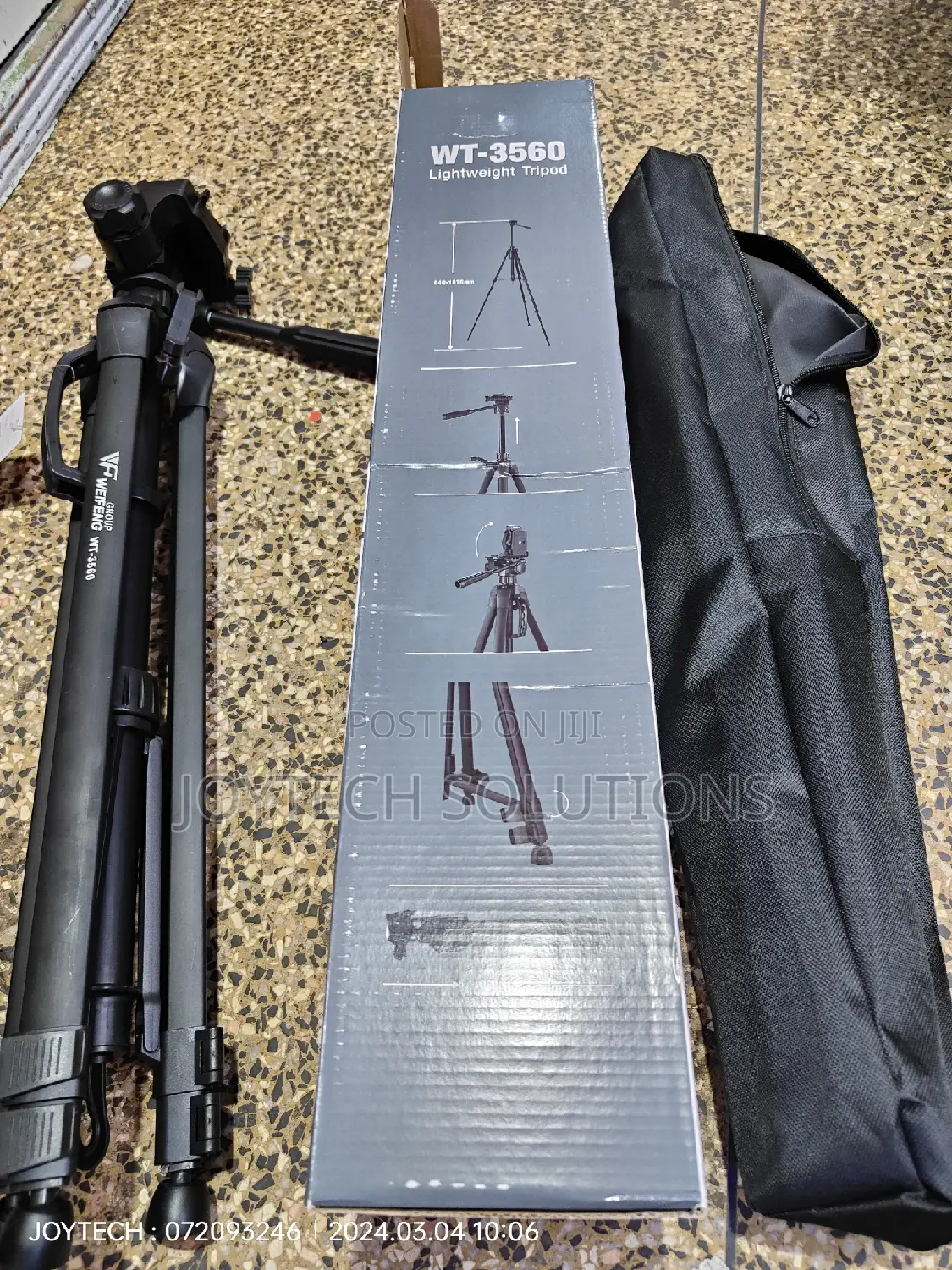 Weifeng Wt 3560 Portable Aluminium Tripod for Video Photo