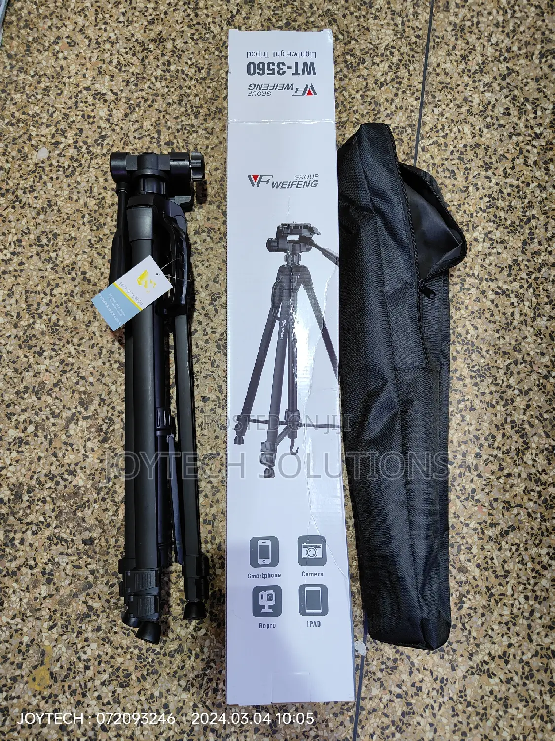 Weifeng Wt 3560 Portable Aluminium Tripod for Video Photo