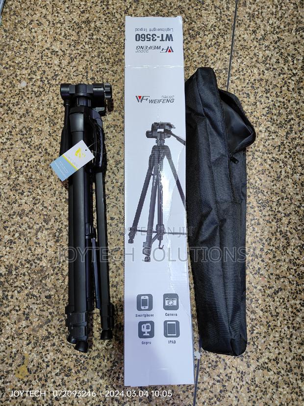Weifeng Wt 3560 Portable Aluminium Tripod for Video Photo - thumbnail 2