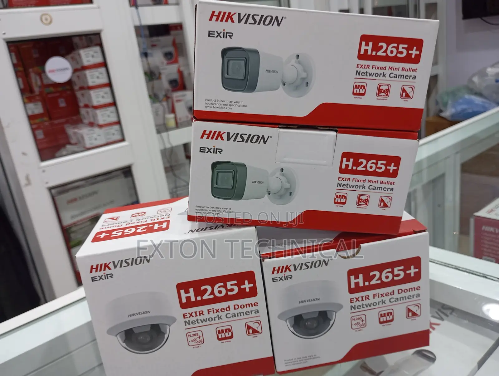 Hikvision Fixed Security Dome Glass / Bullet Camera 2mp Ip