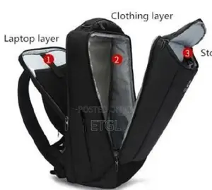 Promate 17.3" Professional Slim Laptop Backpack With Anti-Th