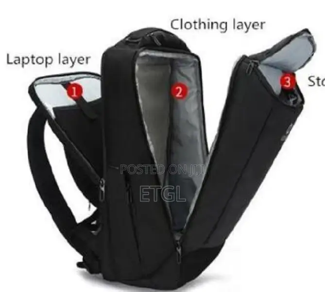 Promate 17.3" Professional Slim Laptop Backpack With Anti-Th