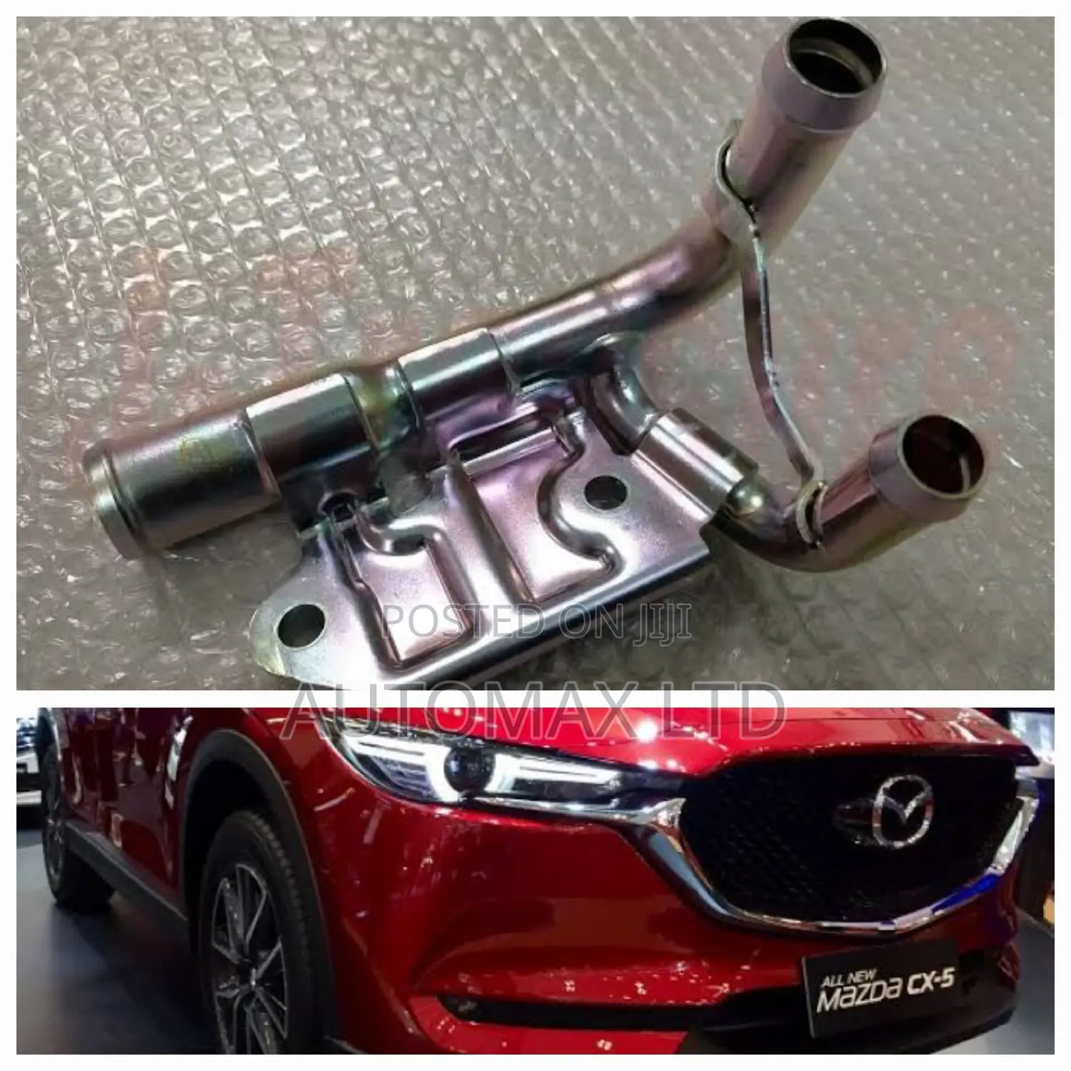 CX5 Engine Cooling Radiator Metal Water Pipe - (Overheating)