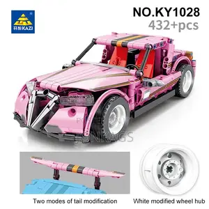 Pink Super Truck Building Block