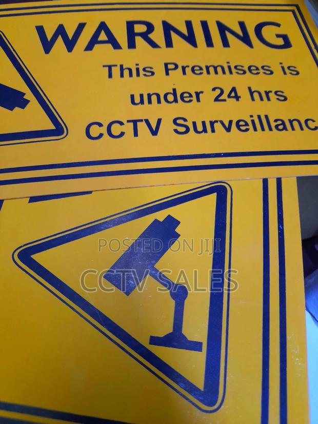 CCTV Warning Sign Board - main view