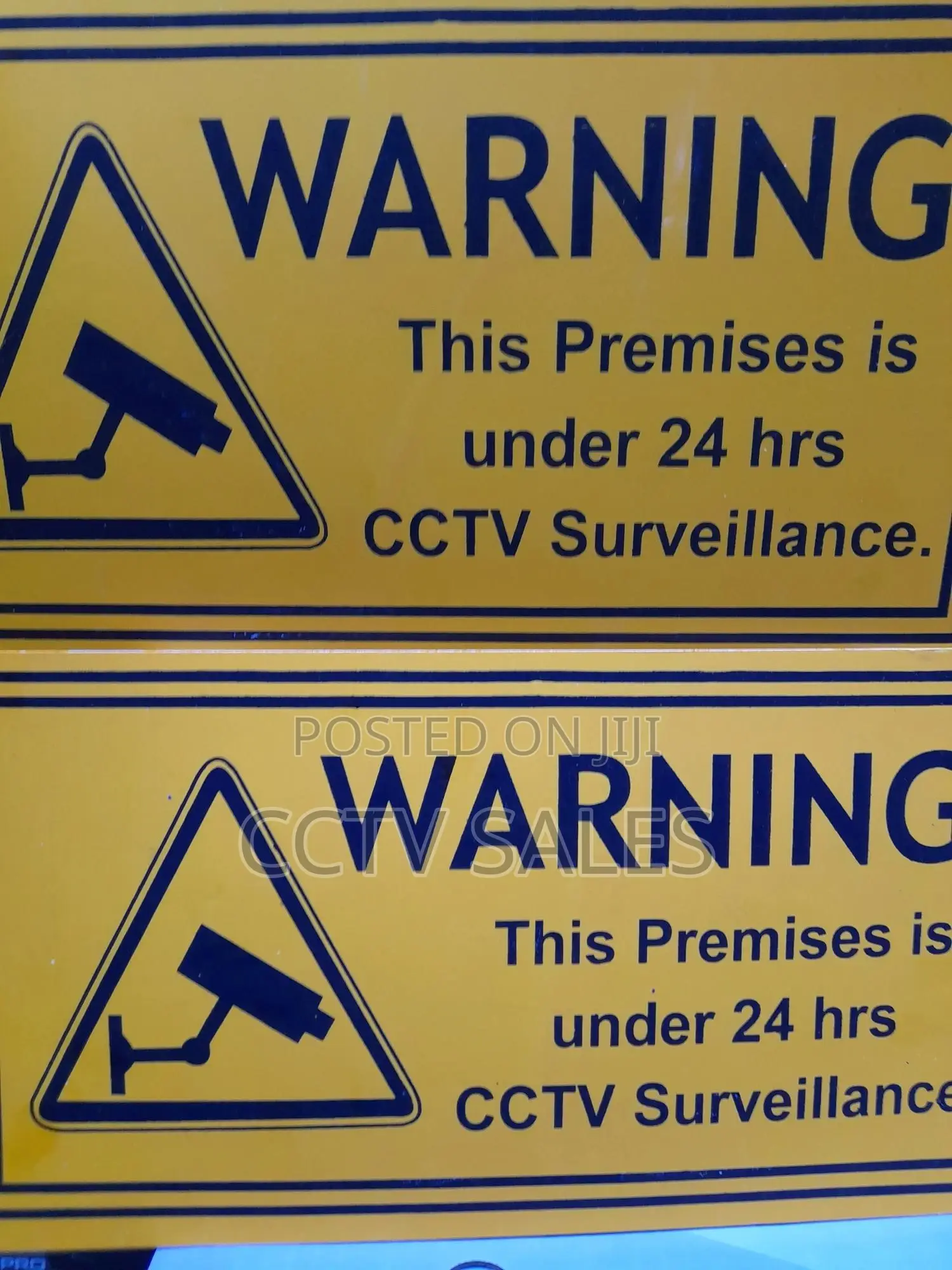 CCTV Warning Sign