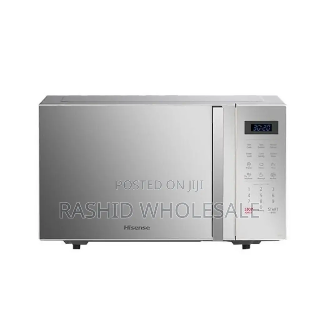 Black And Silver Hisense Microwave