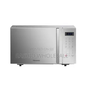 Black And Silver Hisense Microwave