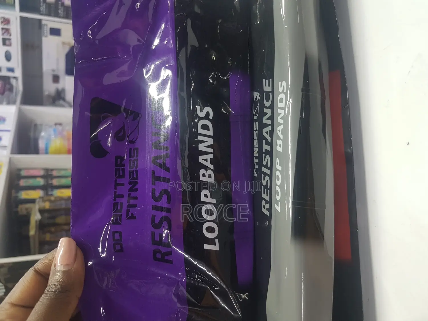 4pcs Resistance Loop Bands- Powerlifting Exercise Bands