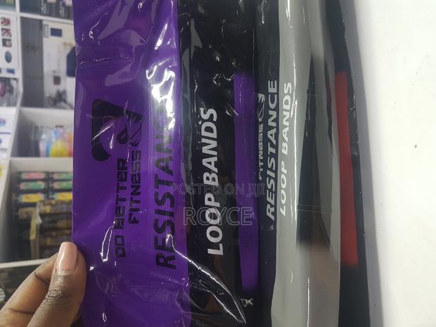 4pcs Resistance Loop Bands- Powerlifting Exercise Bands - thumbnail 6