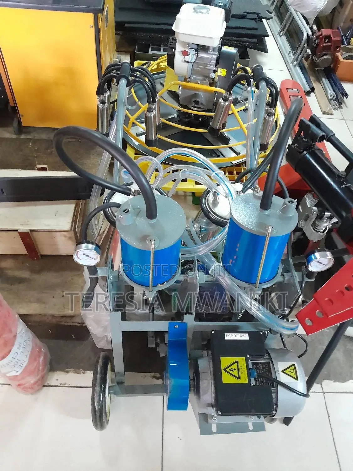 Electric Milking Machine / Double Bucket