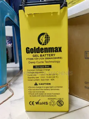 Goldenmax Gel Battery 200ah