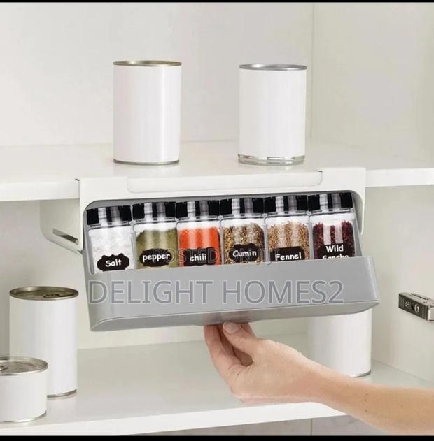 6pc Under Shelf Spice Holder Rack