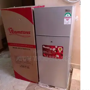 Silver Ramtons 213 Litres Double Door Fridge