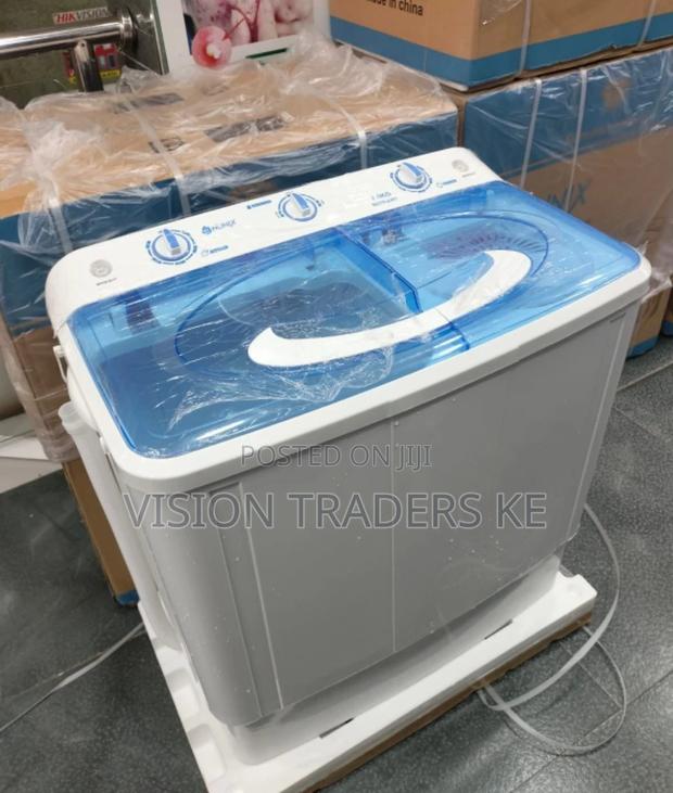 Nunix 7.5ltrs Twin Tub Top Load Washing Machine.